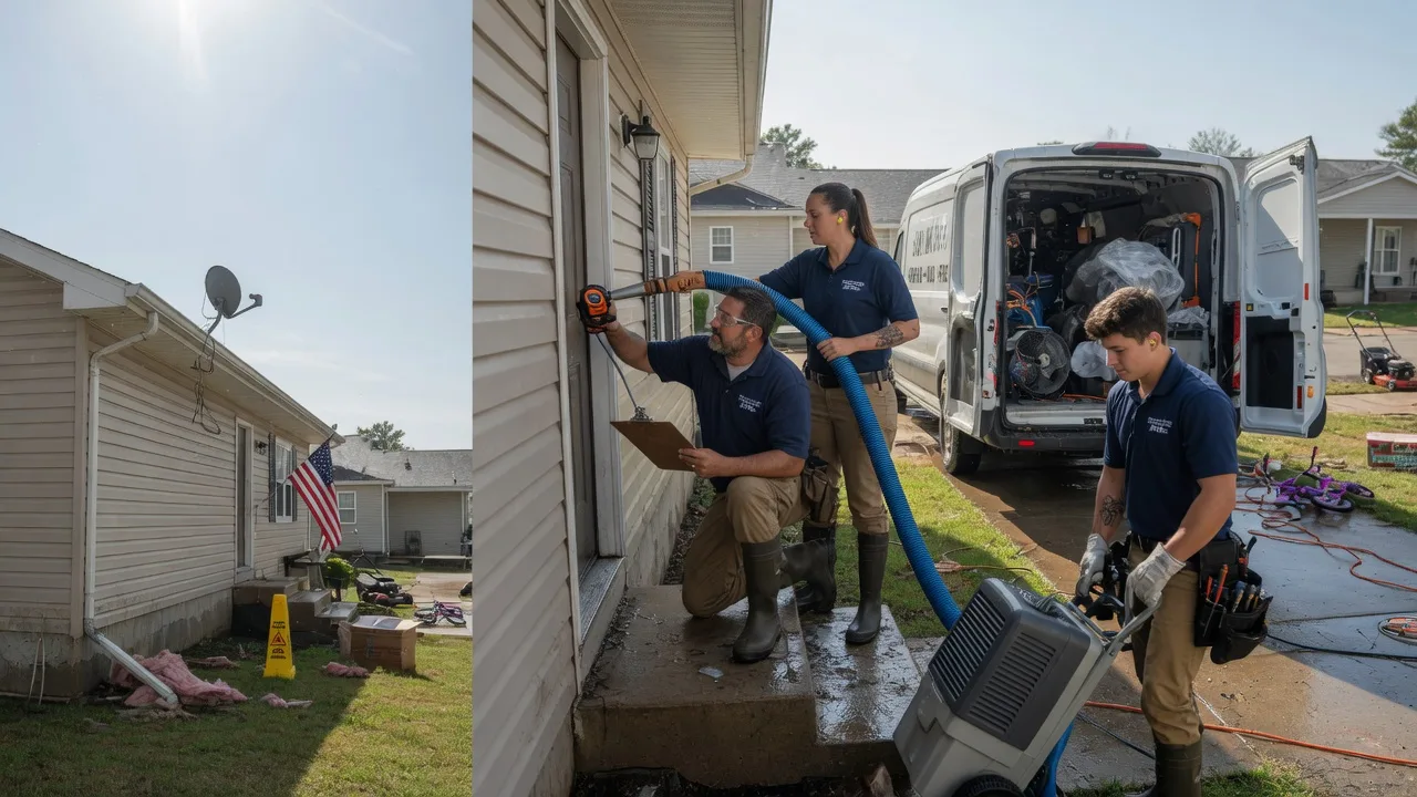 Ceiling Water Damage Restoration in Vandergrift, PA near me